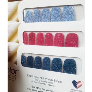Color Street: glitter nail strips bundle